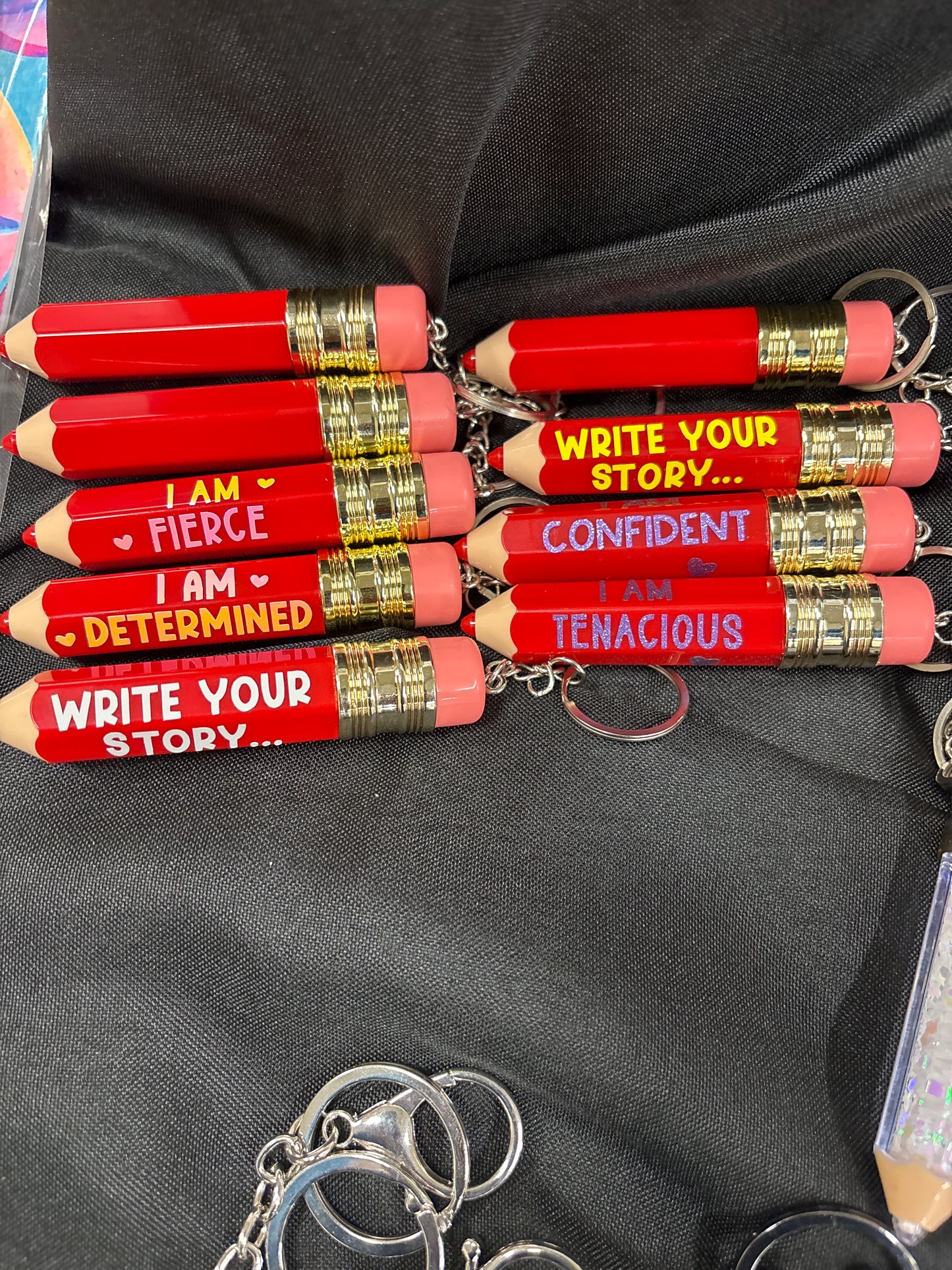 Keychain - Red Pencil