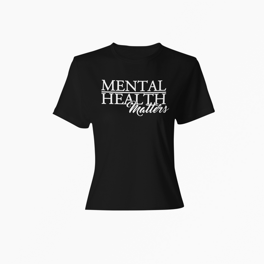 Mental Health Black Tee