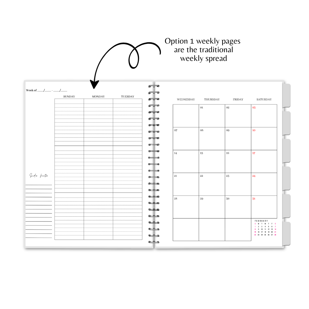 Planner  - All About You - PERSONALIZATION