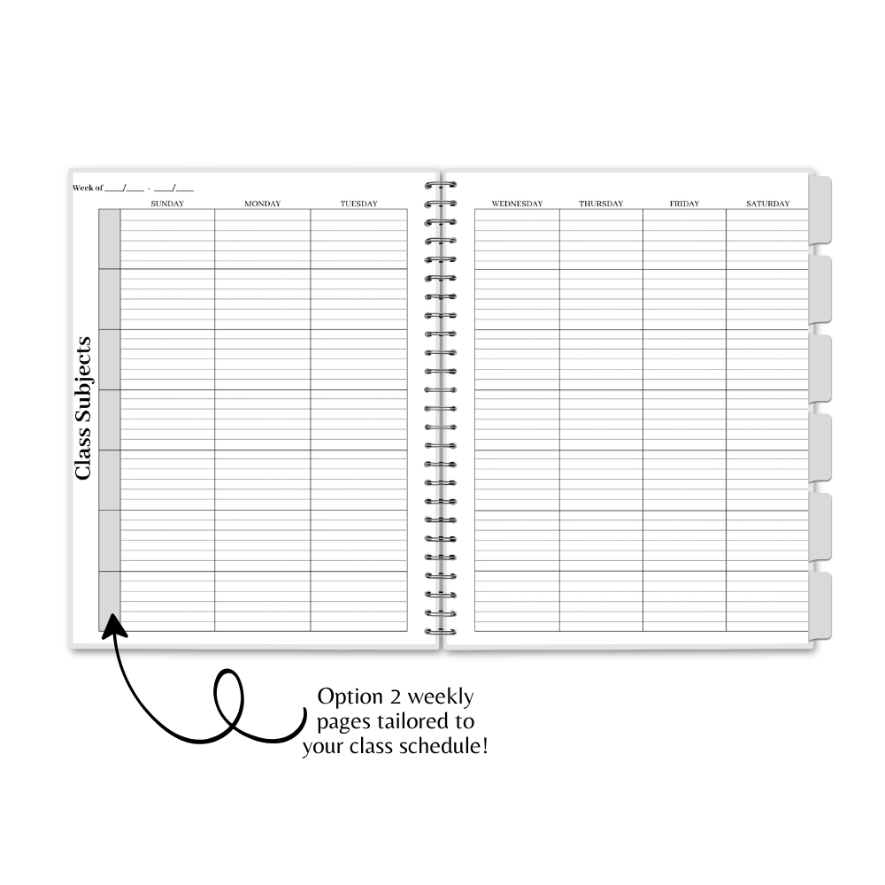 Planner  - All About You - PERSONALIZATION