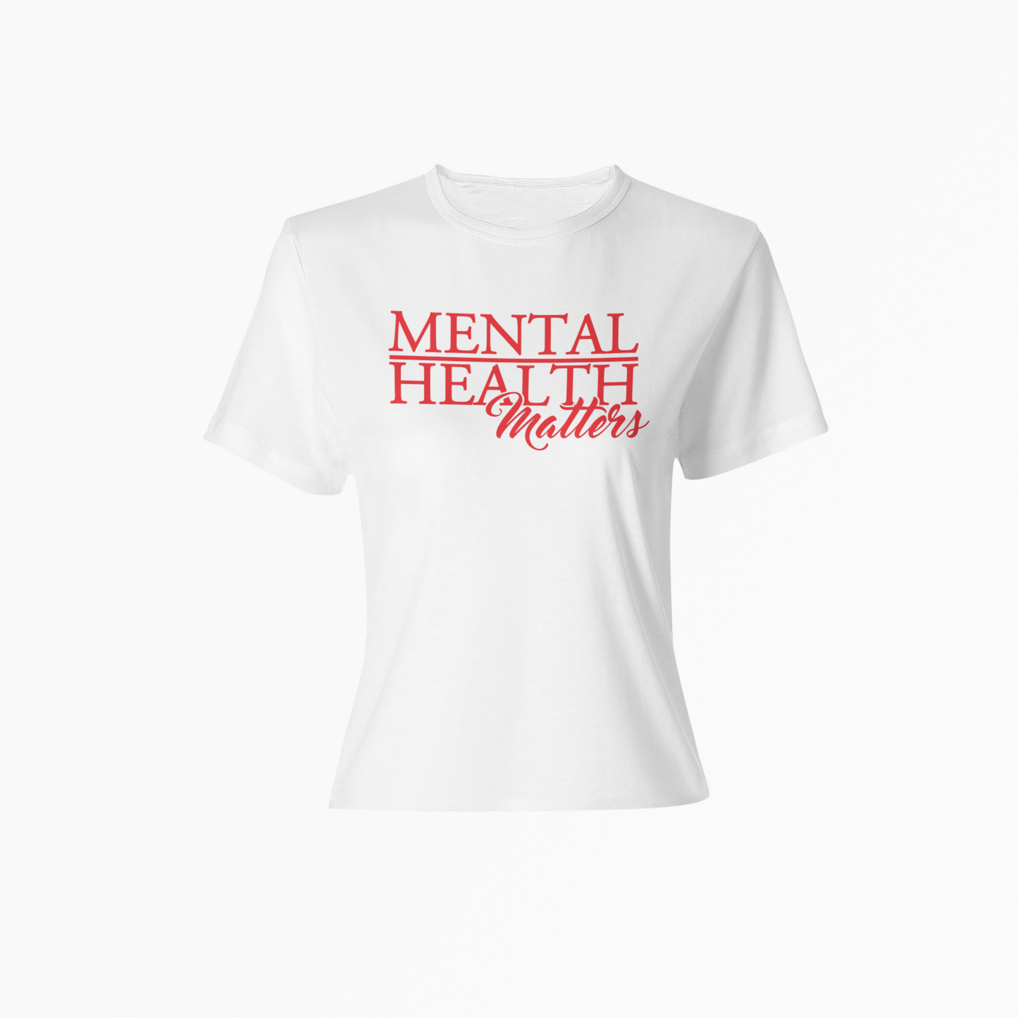 Mental Health White Tee